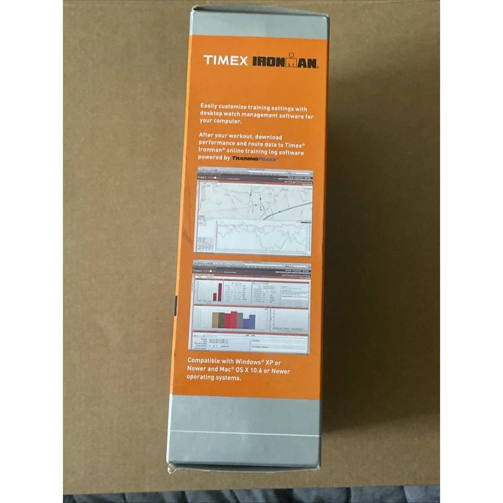 2013 Timex IRONMAN GPS fitness watch complete body link system T 5K575